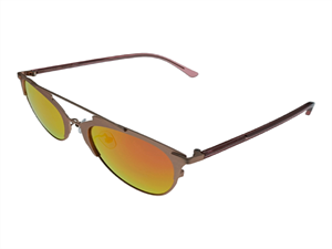 metal stainless steel sunglass with polarized women