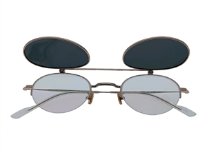 metal optical frames with clip on 012